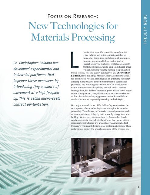 New Technologies for Materials Processing - Industrial and ...