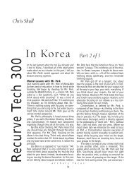 In Korea, Part II by Chris Shull - Texas State Archery Association