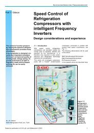 Design criteria and experience - KIMO Refrigeration HVAC Ltd.