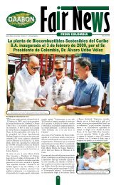 La planta de Biocombustibles Sostenibles  del Caribe S.A. - Daabon