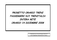 tracce orarie passeggeri n/i orario 14 dicembre 2008 - Home Page ...