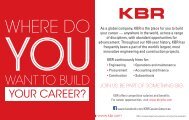 Recruiting Ad - KBR