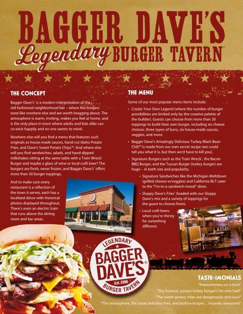Legendaryburger Taverna Bagger Dave S