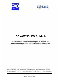 CEN/CENELEC Guide 6 - Edition 1 of 2002