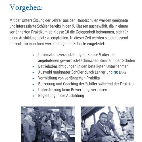 Initiative zur Ausbildung von Hauptschülerinnen und ... - Initiative AHa