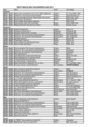 EML kalender`2011 (projekt)-1 - Eesti Maleliit