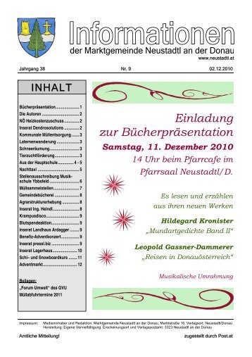 Download - Gemeinde Neustadtl / Donau