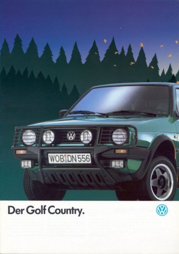 Der Golf Couniry. - VW Golf Country - Fansite