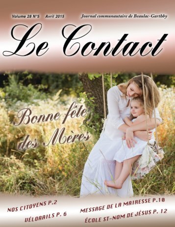 journal le contact avril 2015