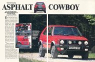 Testbericht - Gute Fahrt - 7/1990 - VW Golf Country - Fansite