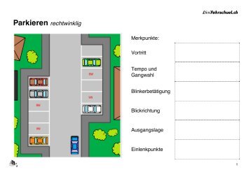 Parkieren rechtwinklig - Dinifahrschuel.ch