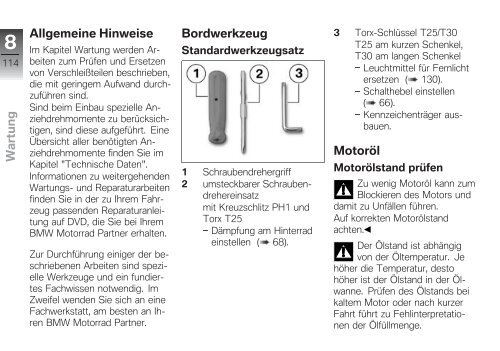 Bedienungsanleitung - K 1600 GTL - BMW-K-Forum.de