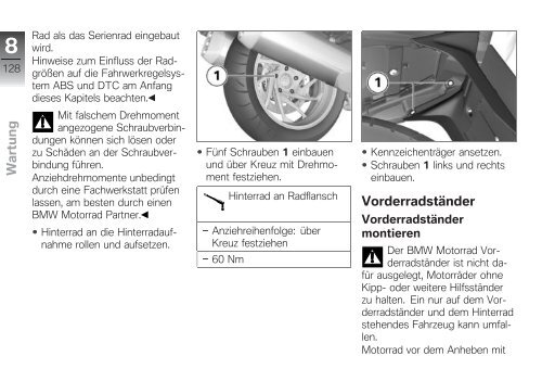 Bedienungsanleitung - K 1600 GTL - BMW-K-Forum.de