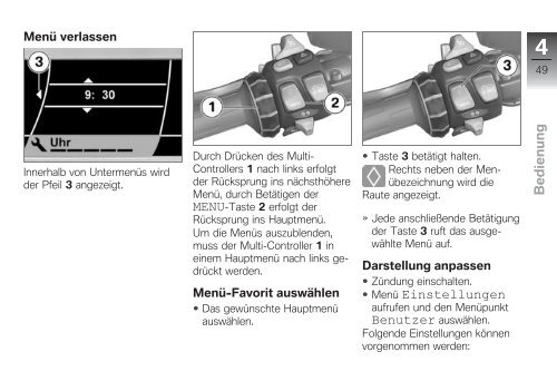 Bedienungsanleitung - K 1600 GTL - BMW-K-Forum.de