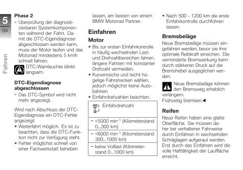 Bedienungsanleitung - K 1600 GTL - BMW-K-Forum.de