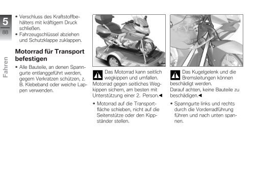 Bedienungsanleitung - K 1600 GTL - BMW-K-Forum.de