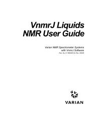 VnmrJ Liquids NMR