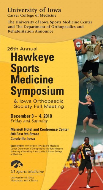 Hawkeye Sports Medicine Symposium - Athletic Training at Iowa