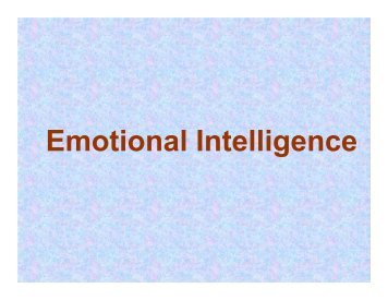 Emotional Intelligence - HIPA