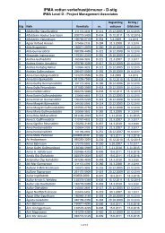 IPMA vottun verkefnastjórnunar - D-stig