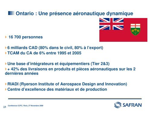 SAFRAN au Canada