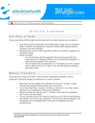 Orchitis Treatment - First Aid & Emergencies Quick Reference Guide