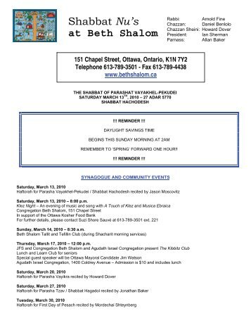 SN-2010-03-13 .pdf - Congregation Beth Shalom