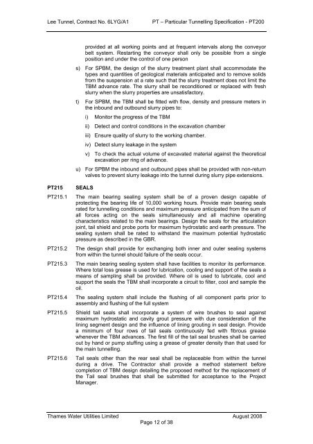 080731 6LYG A1 Particular Tunnelling Specification ... - SCATnow