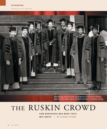 THE RUSKIN CROWD - Pitt Med - University of Pittsburgh