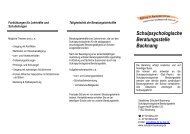 Schulpsychologische Beratungsstelle Backnang - Bildungszentrum ...