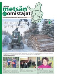 Lapin metsanomistajat 1-2012.pdf - MetsÃ¤nhoitoyhdistys LÃ¤nsi-Raja ...