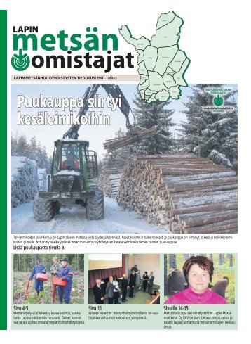 Lapin metsanomistajat 1-2012.pdf - MetsÃ¤nhoitoyhdistys LÃ¤nsi-Raja ...