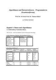 Algorithmen und Datenstrukturen – Programmieren ... - EIT Board