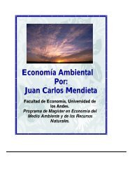 EconomÃ­a Ambiental Por: Juan Carlos Mendieta - BlogCdam