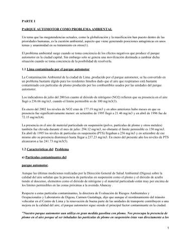 Parque automotor como problema ambiental - BlogCdam