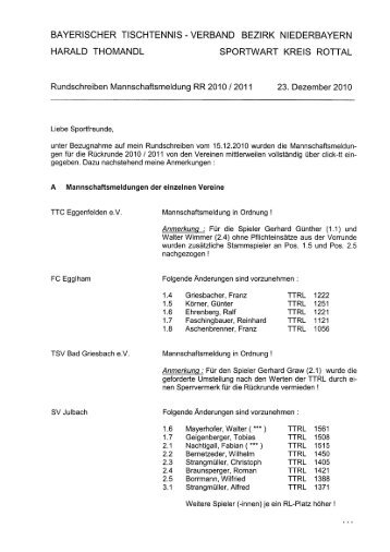 Rundschreiben Kreisligen-23.12.10 - Kreis Rottal