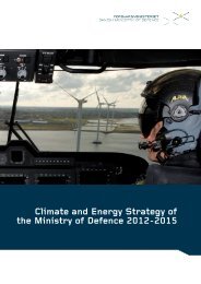 Climate and Energy Strategy of the Ministry of Defence 2012-2015