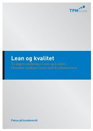 Lean og kvalitet