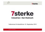 Velkommen til industriforum 10. September 2010