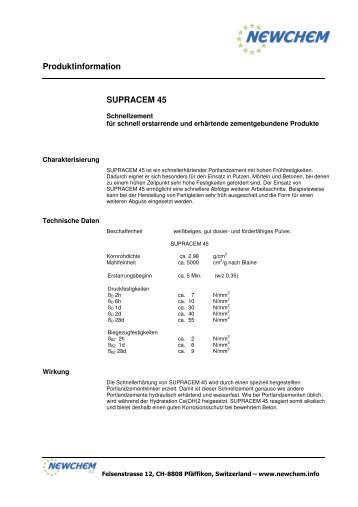 PInfo SupraCem 45.pdf - Chemie.at