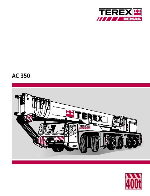 terex ac 350 load chart