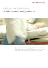 NEXUS / HOSPIS PATng Patientenmanagement