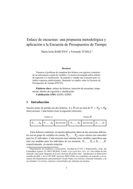 Enlace De Encuestas Una Propuesta Metodola Gica Y Aplicacia N A La