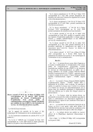 JOURNAL OFFICIEL DE LA REPUBLIQUE ALGERIENNE N ... - ARPT