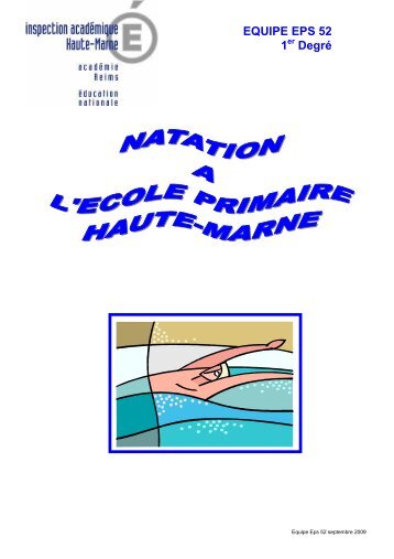 Natation à l'école primaire en Haute-Marne