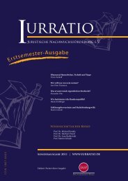 Erstsemester-Ausgabe - Iurratio