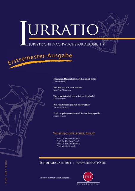 Erstsemester-Ausgabe - Iurratio