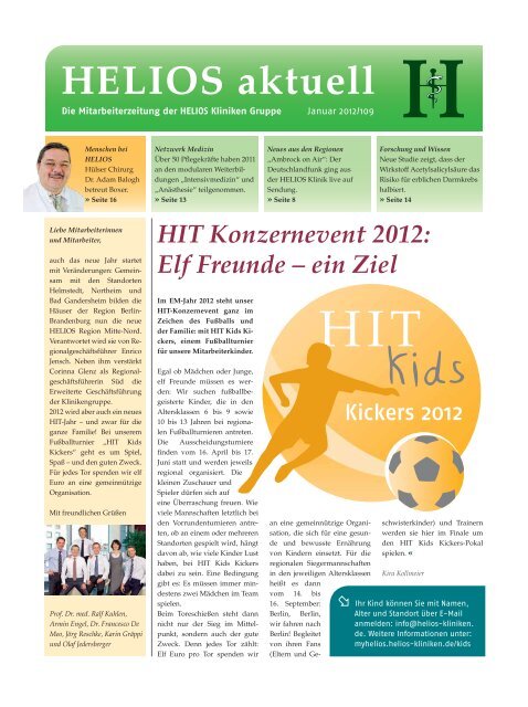 HIT Konzernevent 2012: Elf Freunde â€“ ein Ziel - HELIOS Kliniken ...