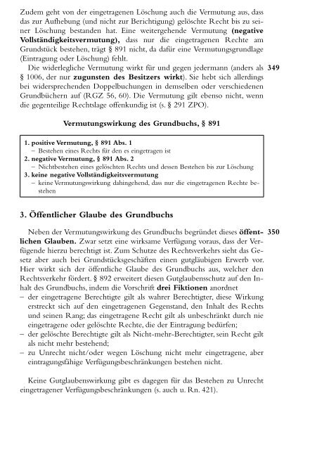 3. Ãffentlicher Glaube des Grundbuchs - Soldan.de