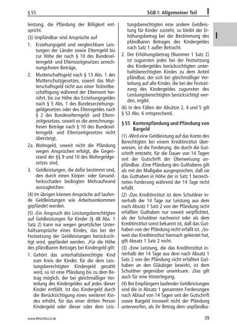 Das gesamte Sozialgesetzbuch SGB I bis SGB XII - Walhalla ...